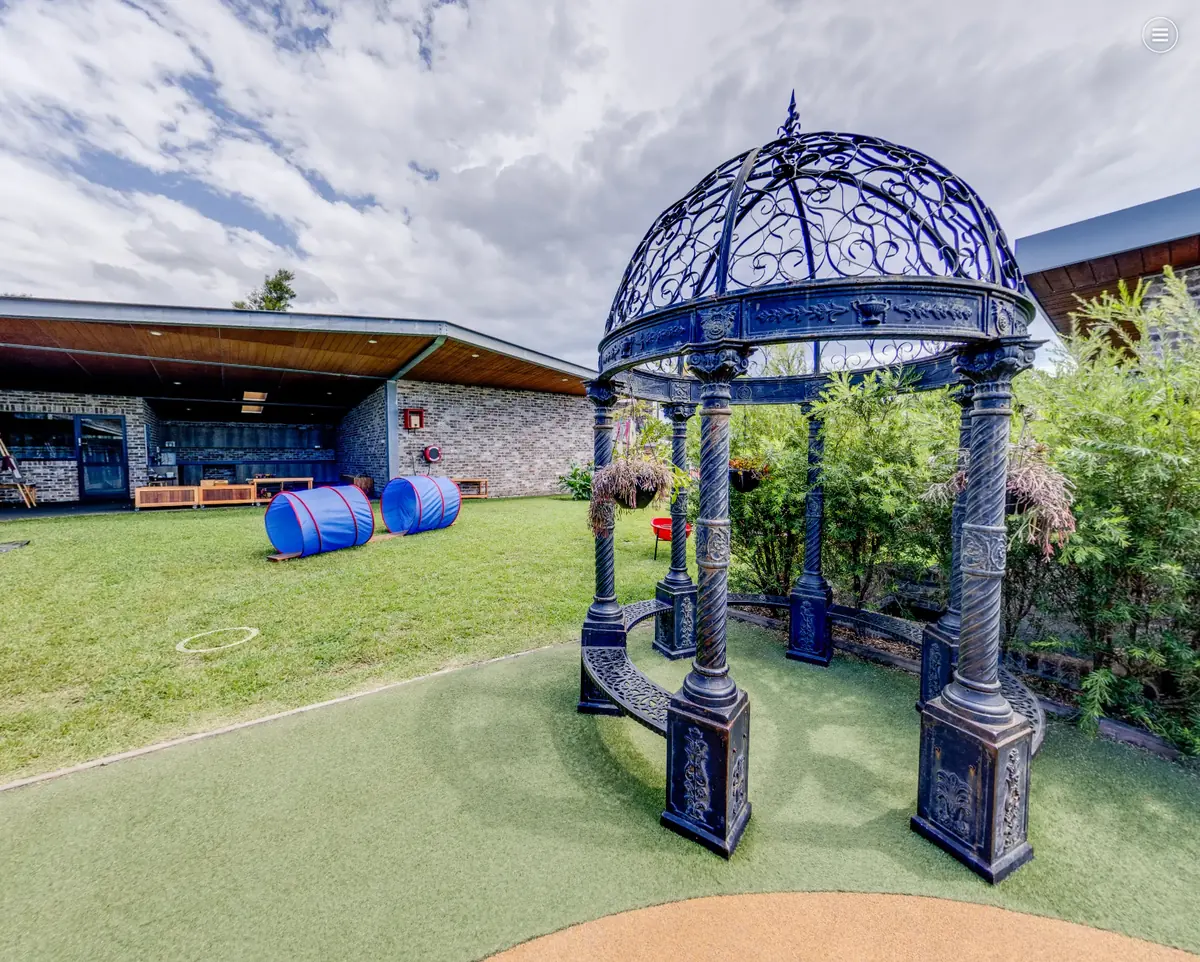 The welcoming Atrium space at Little Blossoms Academy